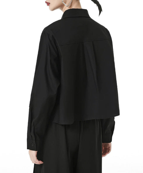 Art Print Panel Shirt&Wide Tuck Pants Series